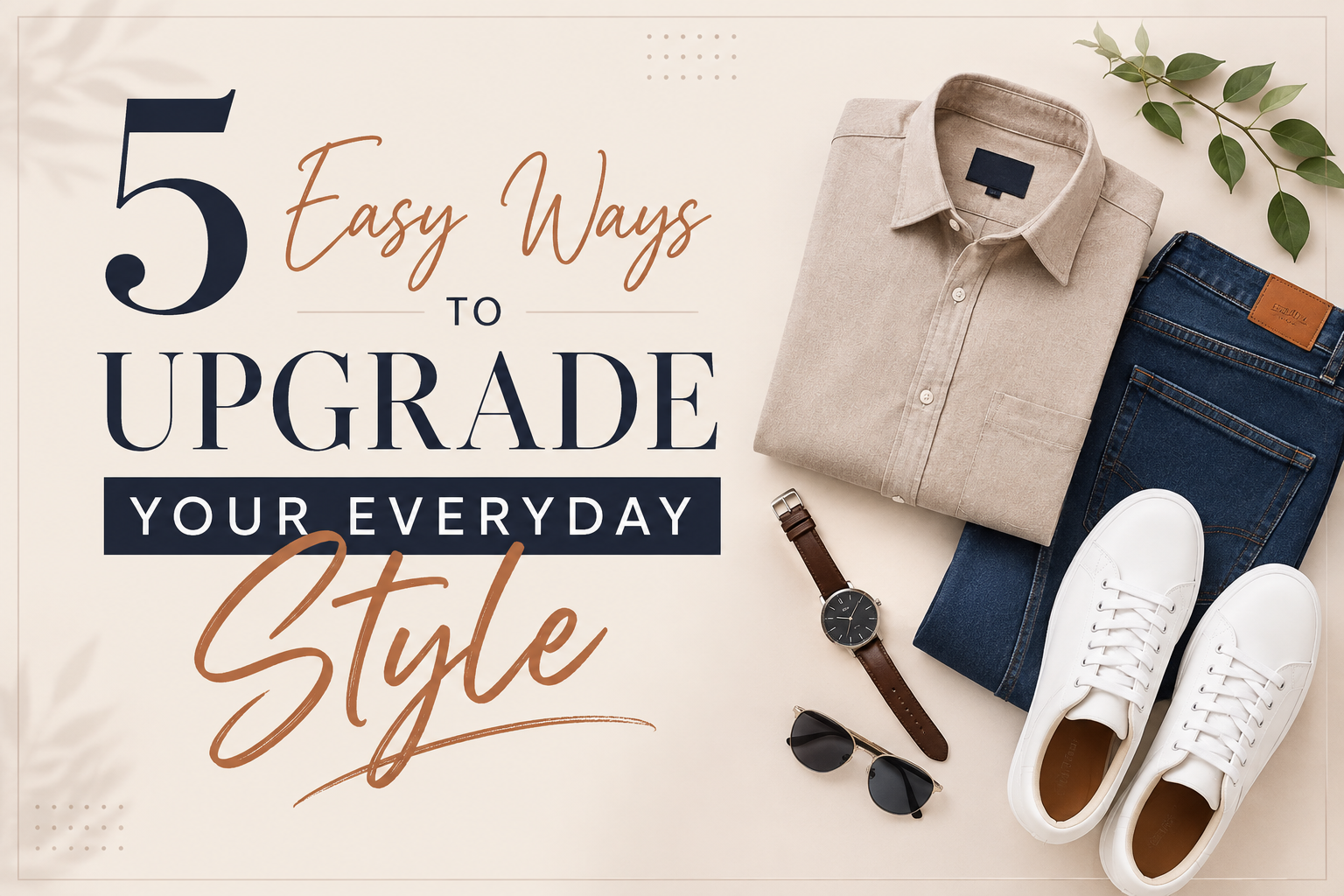 5 Easy Ways to Upgrade Your Everyday Style